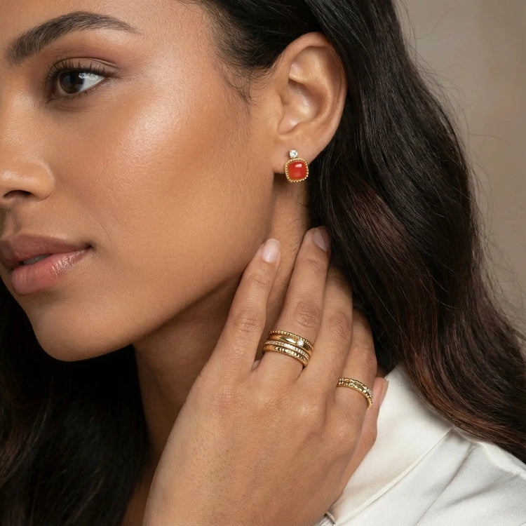 Heritage Agate Studs Faith Is In The Fire