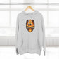 Faith on Fire Hoodie — Flame Cross Graphic Pullover with “We Didn’t Bow” Back Print