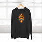 Faith on Fire Hoodie — Flame Cross Graphic Pullover with “We Didn’t Bow” Back Print