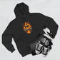 Faith on Fire Hoodie — Flame Cross Graphic Pullover with “We Didn’t Bow” Back Print
