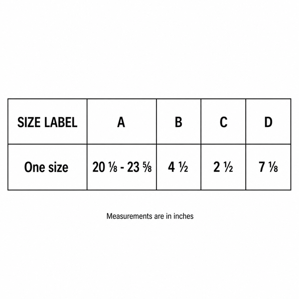 Daniel Three Gold Crest Snapback Size Guide
